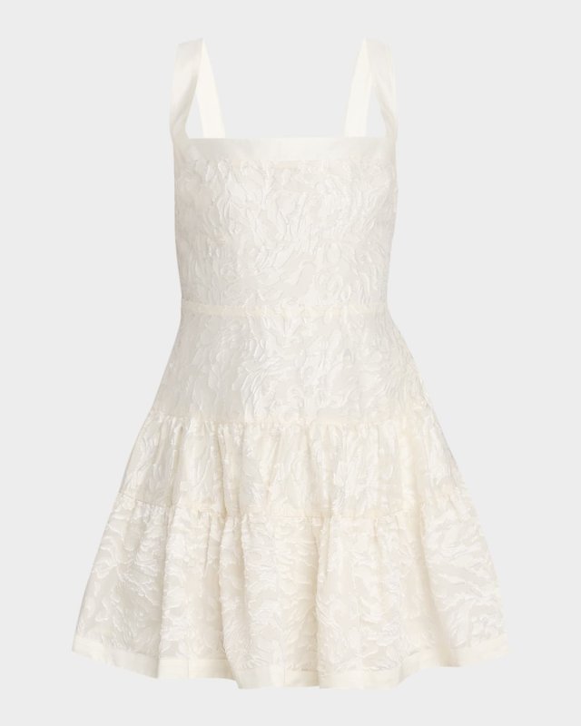 Laila Tiered Fil Coupe Mini Dress